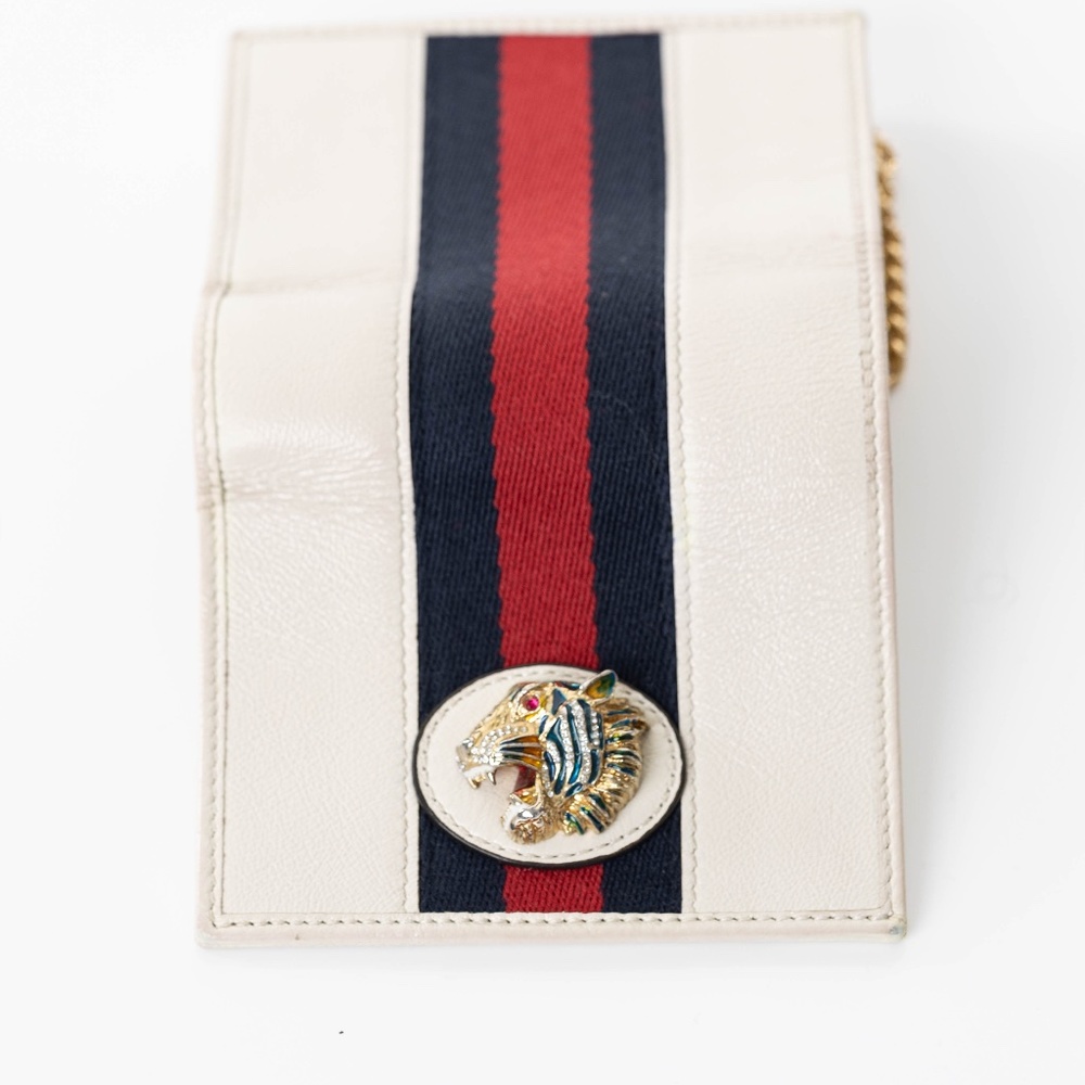 Gucci White Rajah Wallet on a Chain - Picture 4 of 9